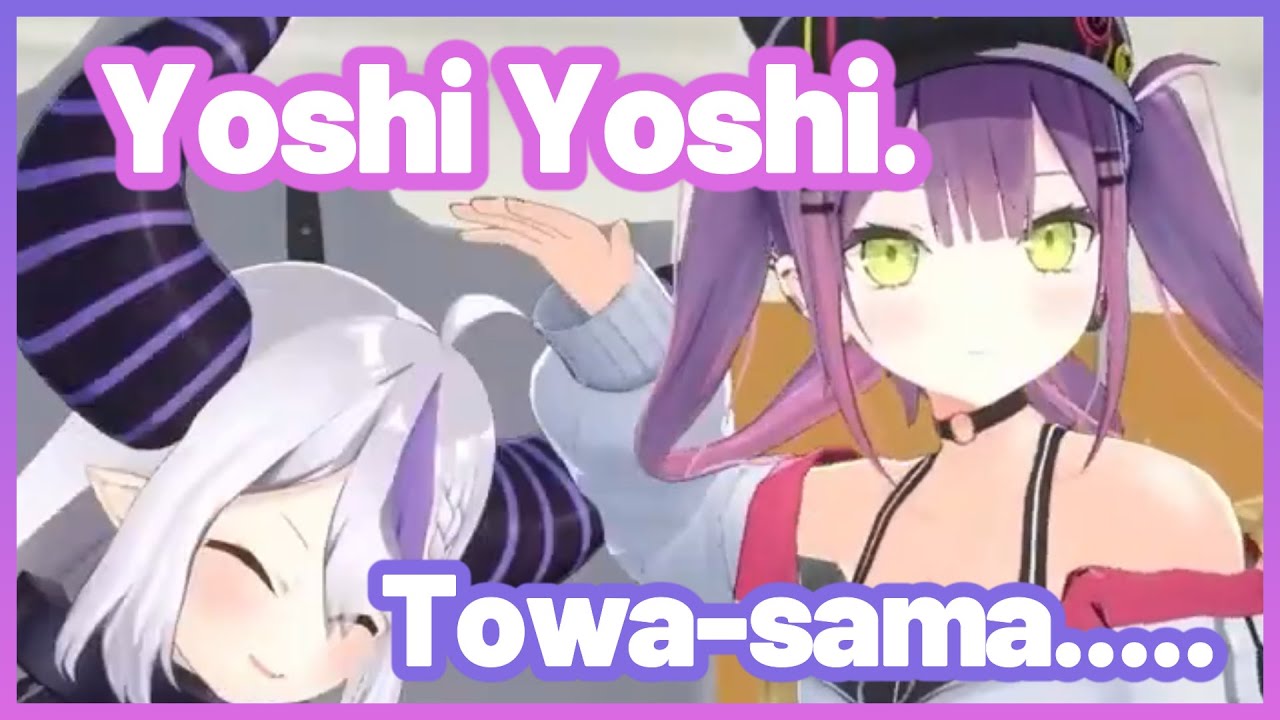Laplus on a loving date with Towa-sama.[Hololive][LaplusDarknesss]