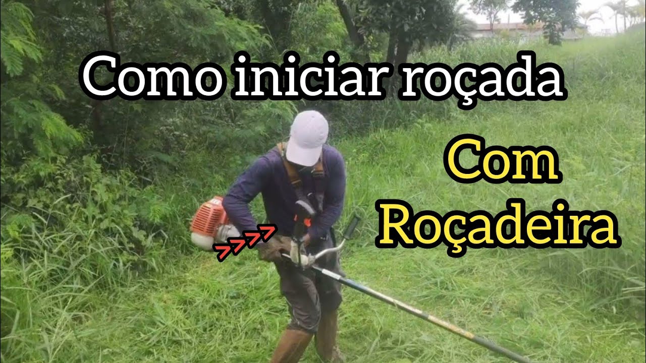 Como iniciam roçadas com roçadeira vulcan vr520h em 2024.