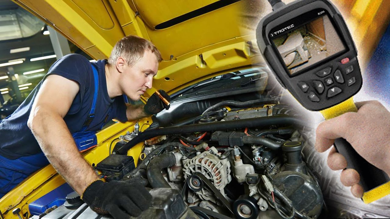 High Accuracy Videoscope with cable camera for visual inspection of inaccessible engine parts, Ducts