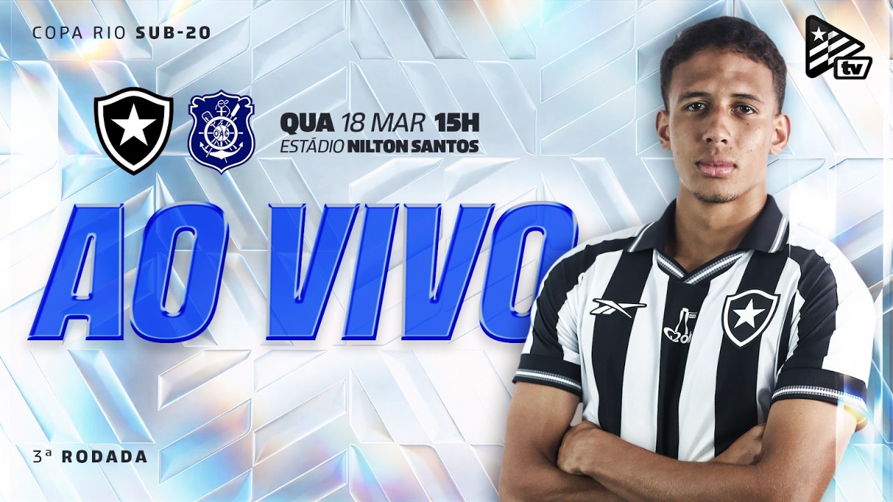 AO VIVO COM IMAGENS | Botafogo x Olaria | Copa Rio Sub-20