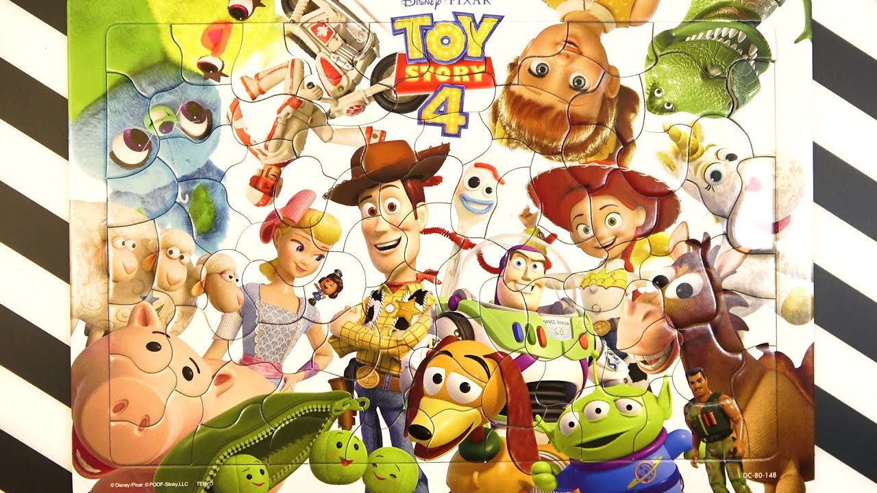 Toy Story 4 Puzzle Pleasant friends for kids トイ・ストーリー 4 パズル ゆかいななかまたち 子ども向け