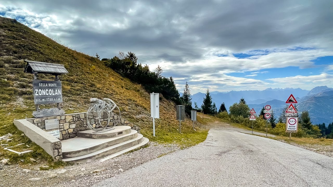 Riding Monte Zoncolan, Italy
