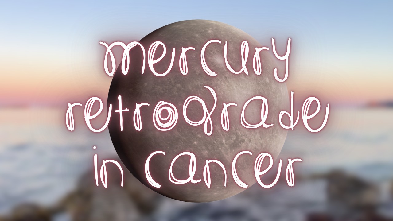 Mercury Retrograde in Cancer 🦀 Sound Healing Meditation to Refeel & Reflect (60min)