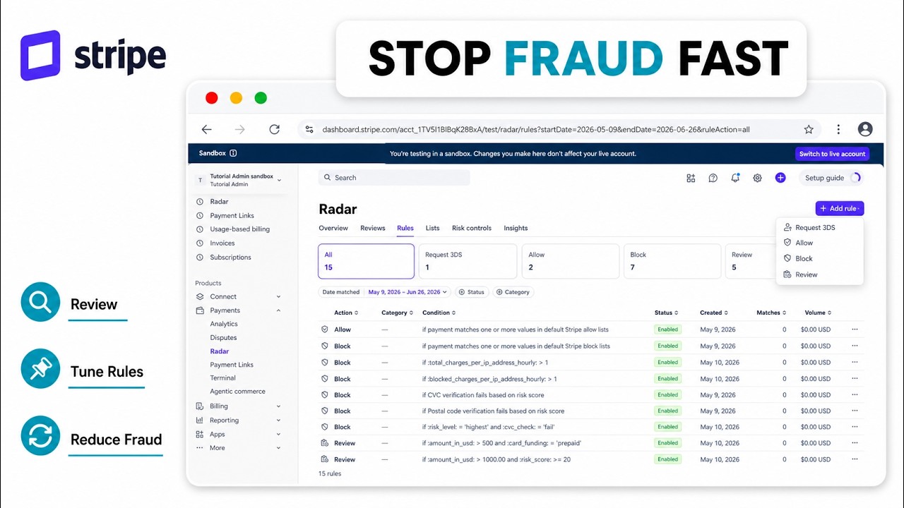 How to Tune Stripe Radar When Stripe Is Your Only Payment Processor