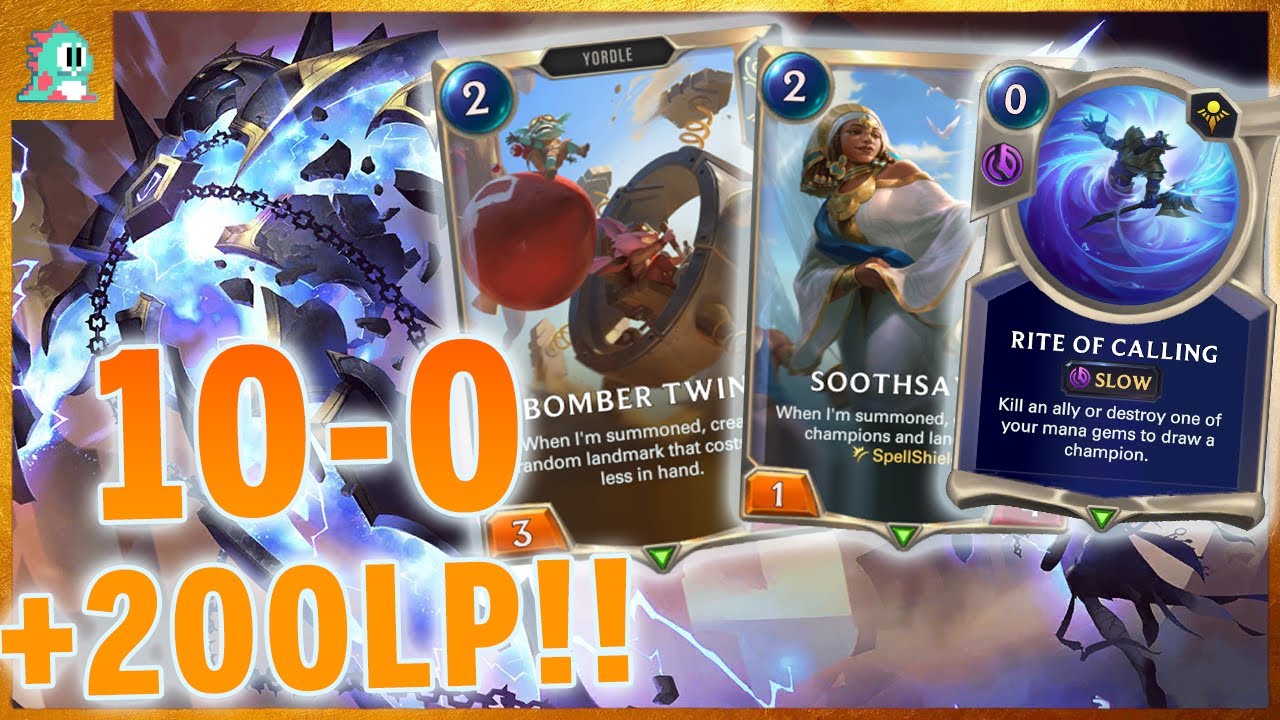 10-0 in MASTERS with BEST MONO SHURIMA DECK | Deck Guide/Gameplay | Legends of Runeterra Decks (LoR)