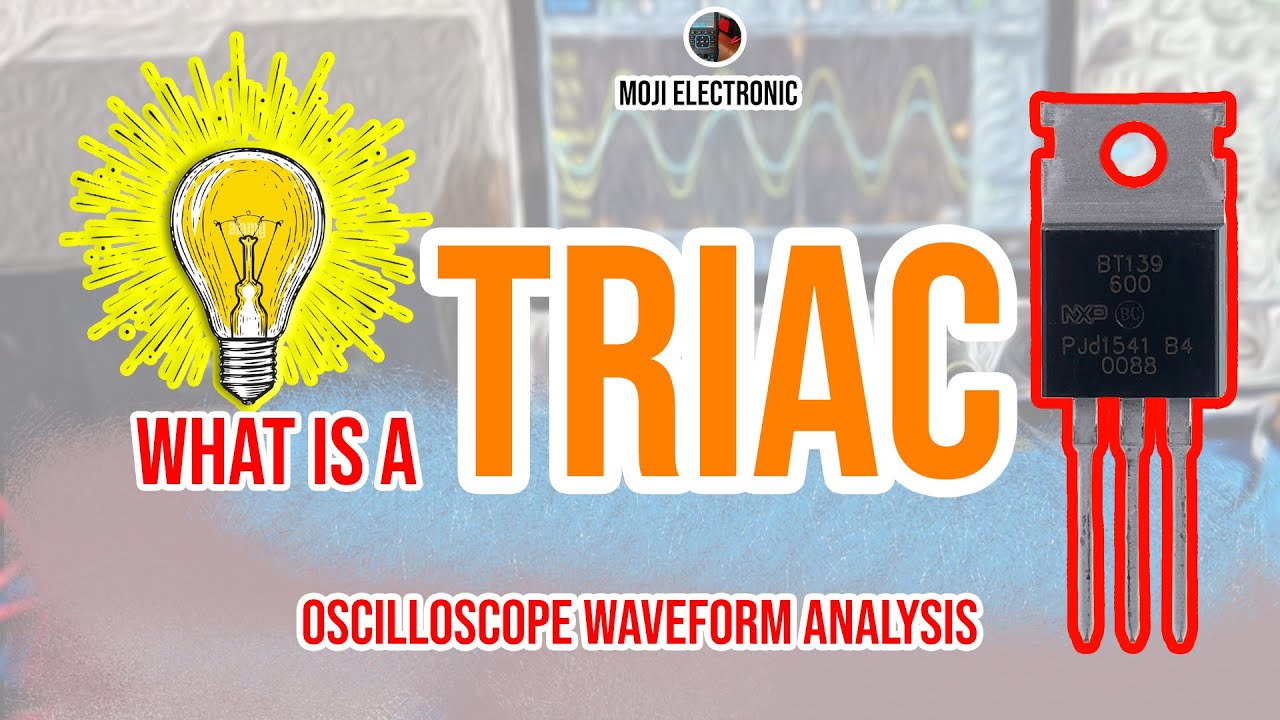 Che cos'è il Triac e il circuito di controllo della lampadina #triac  #elettronica  #oscilloscopio