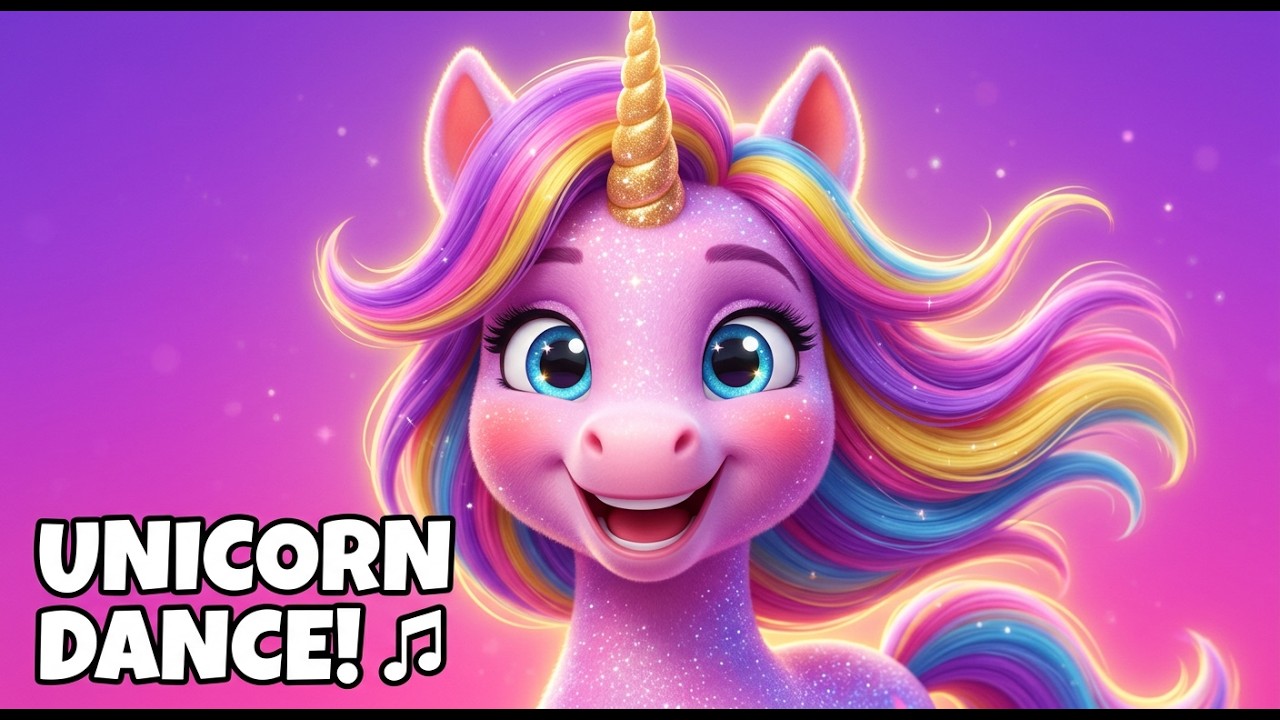Unicorn Dance Song for Kids 🦄 | Strike a Pose Adalyn | CubHouse Studios