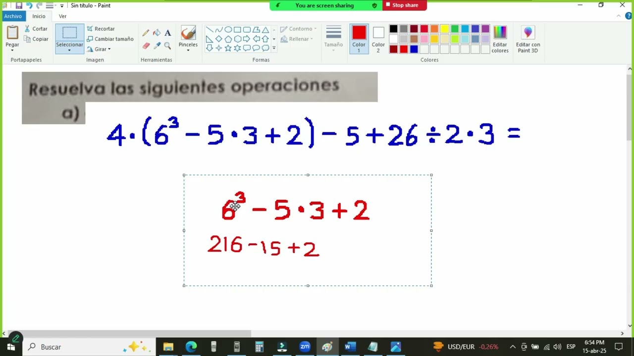 Alondra. Operaciones Combinadas 2