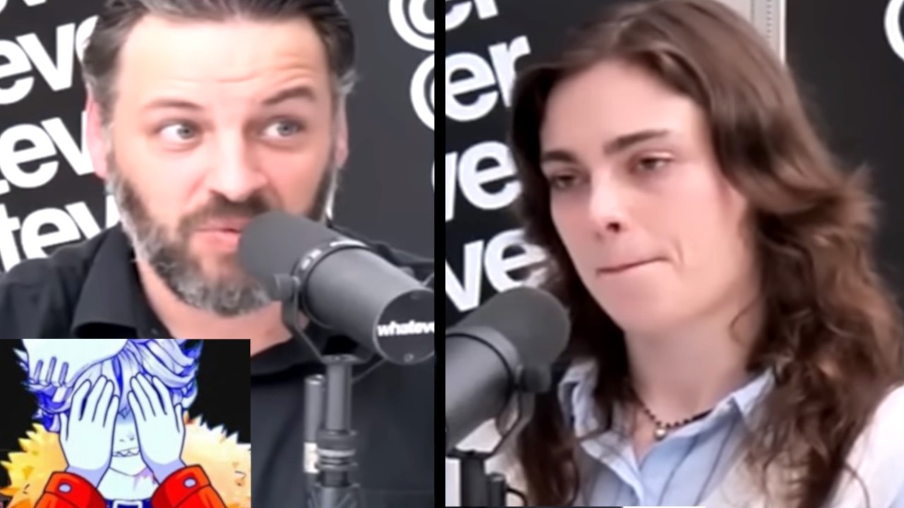 140 IQ feminist gets f*cking humiliated in debate...