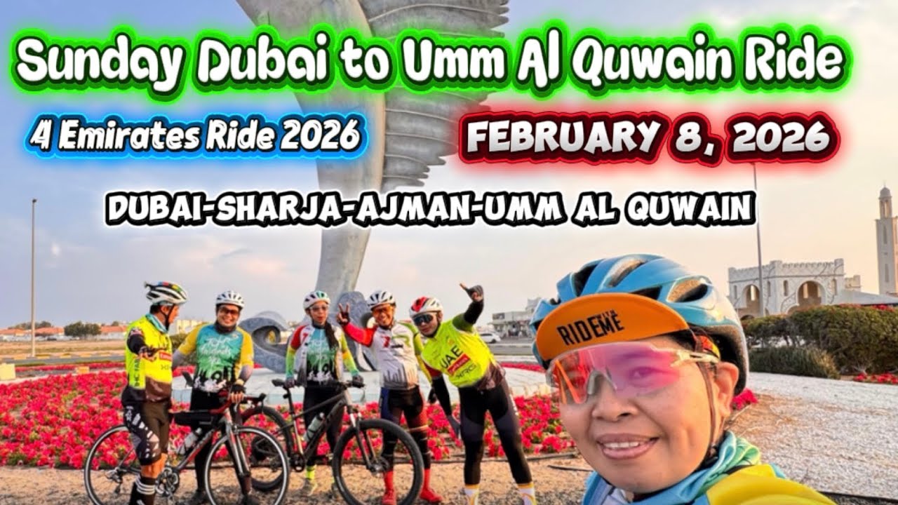 Sunday DXB to Umm Al Quwain Ride #fypシ #mtb #ofwlife #cyclinglife #fyp #pinoy 