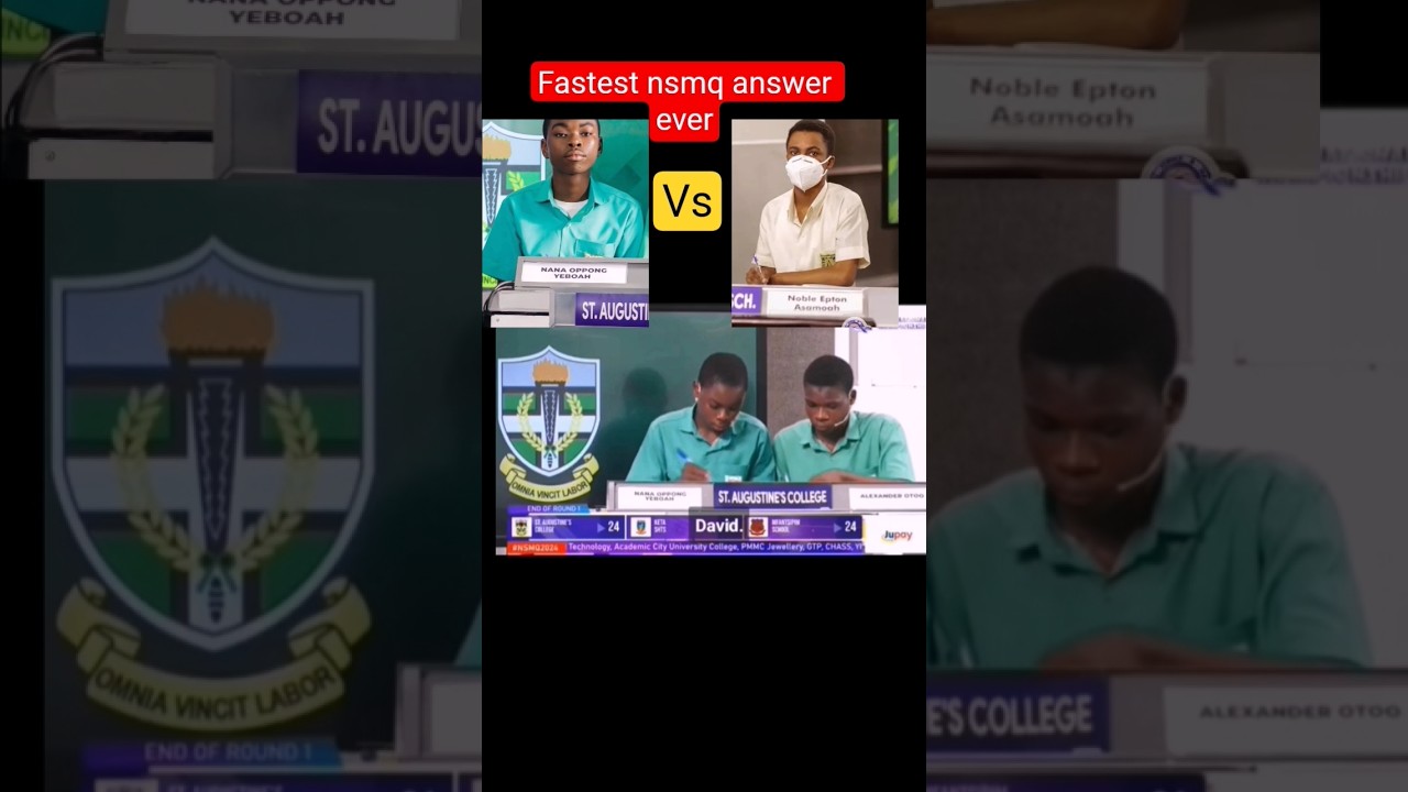 Fastest nsmq answer ever 