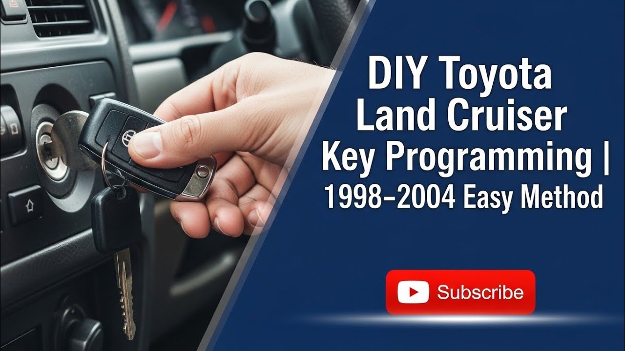 DIY Toyota Land Cruiser Key Programming | 1998–2004 Easy Method 