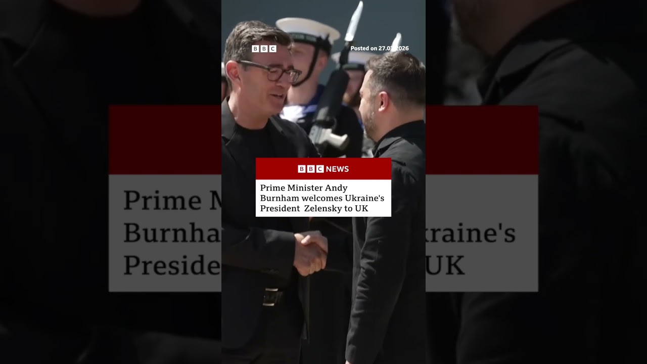 President Zelensky is UK PM Andy Burnham's first international visitor. #BBCNews