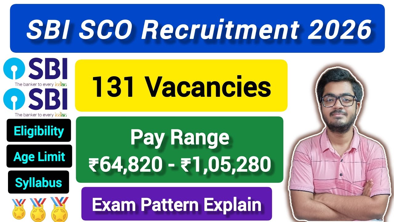 SBI SCO Recruitment 2026 || 131 Vacancies || Salary ₹25–₹50 Lakh || Apply Online || #viral #sbi 