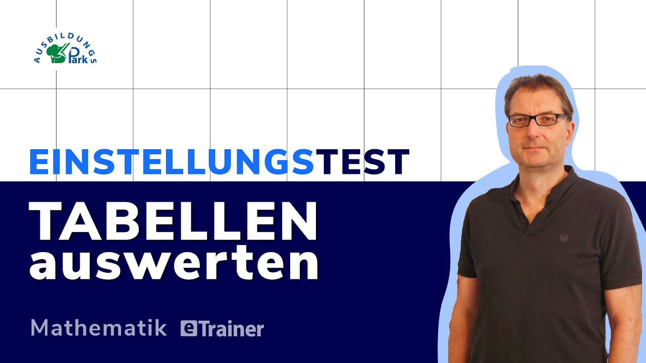 📊 Einstellungstest Mathe Tabellen auswerten – einfach erklärt #einstellungstest #mathematik #tabelle