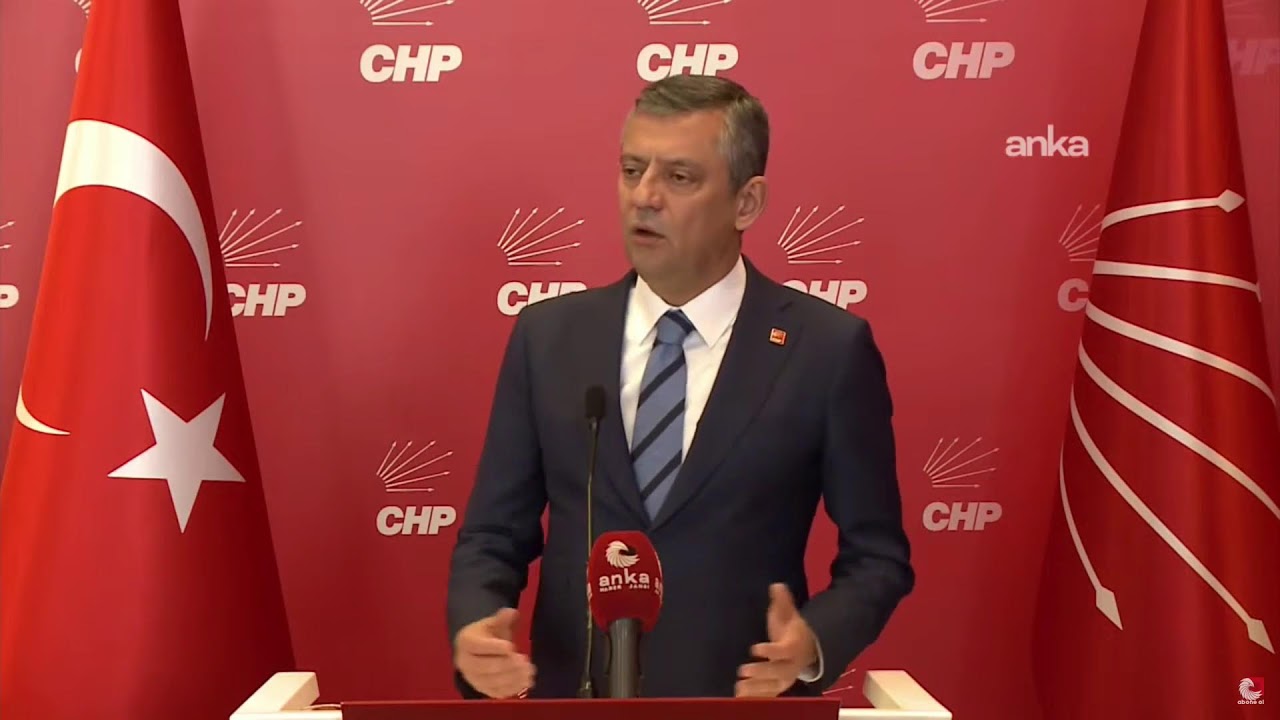 Sn Yavuz Ağıralioğlu ve Sn Özgür Özel, ortak basın toplantısı gerçekleştiriyor.
