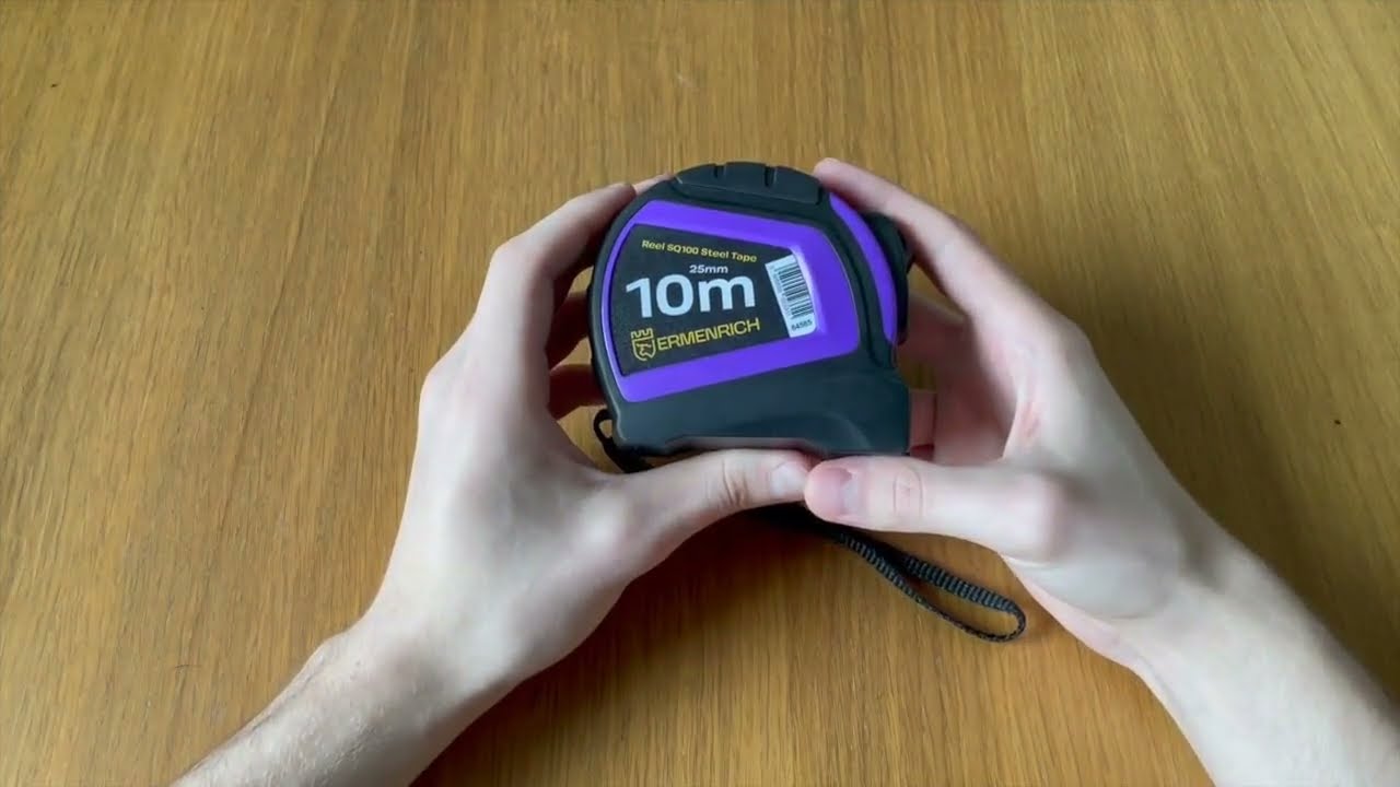 Taśma miernicza Ermenrich Reel SQ100 &ndash; Rozpakowywanie