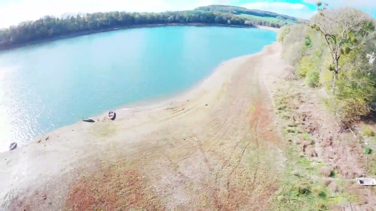Lac de Charmes (haute Marne) en drone