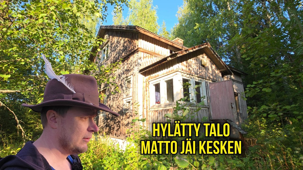 Urbex Hylätty Talo - Matto jäi kesken