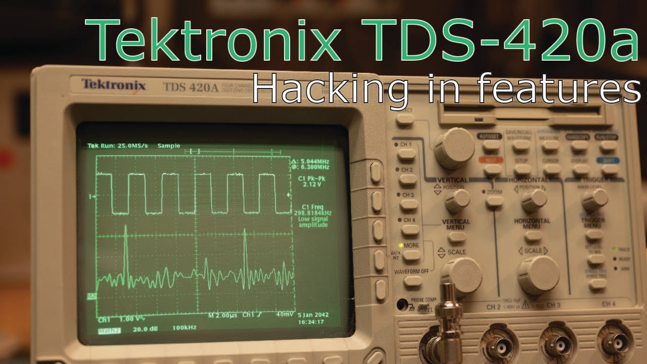 Tektronix TDS 420a adding extended options
