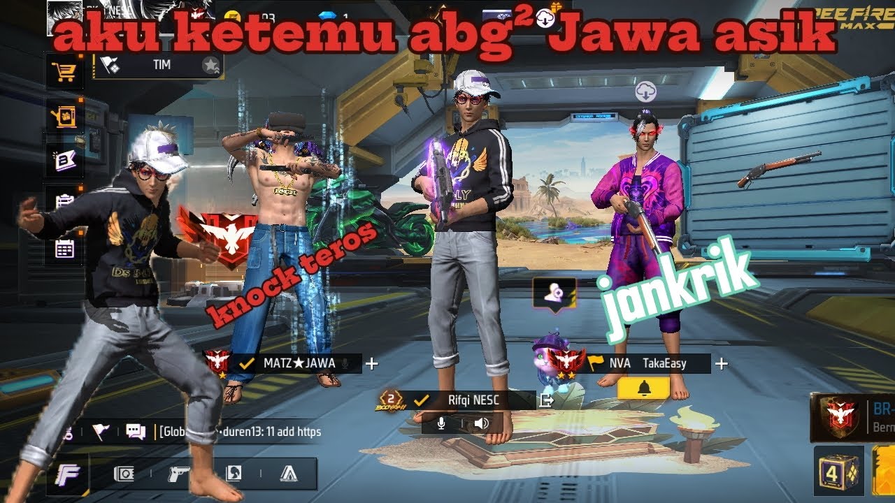 Ketemu abg² Jawa yang sedikit toxic 😭#freefiremax #garenafreefire 