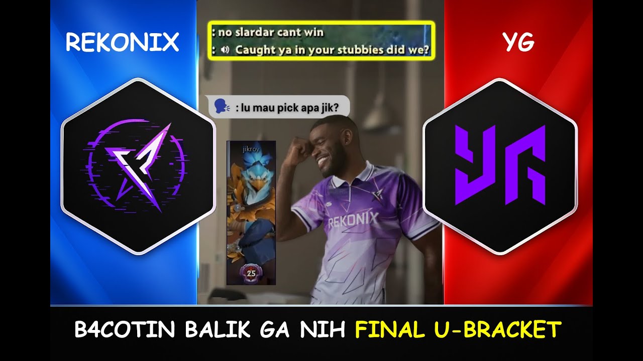 MATCH PENUH D3NDAM B4COTIN BALIK GA NIH - REKONIX VS YANGON GALACTICOS  EPL WS SEA S9 DOTA 2
