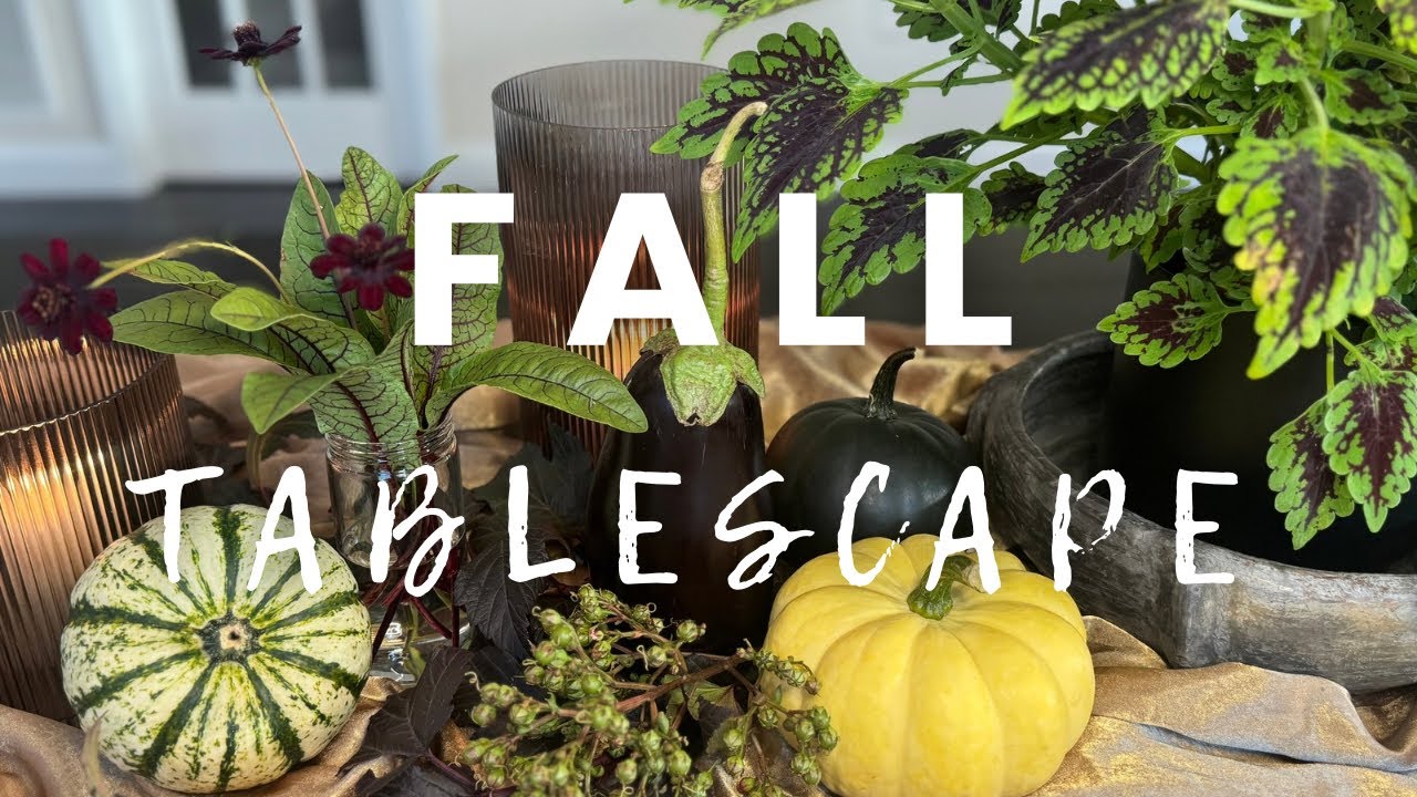 Fall Tablescape, Tablescape Ideas for Fall