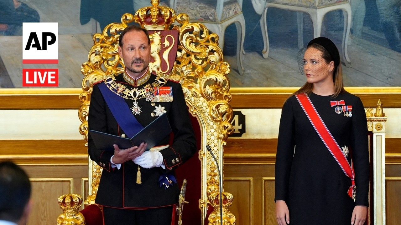 LIVE: Norway's King Haakon VIII takes oath in parliament