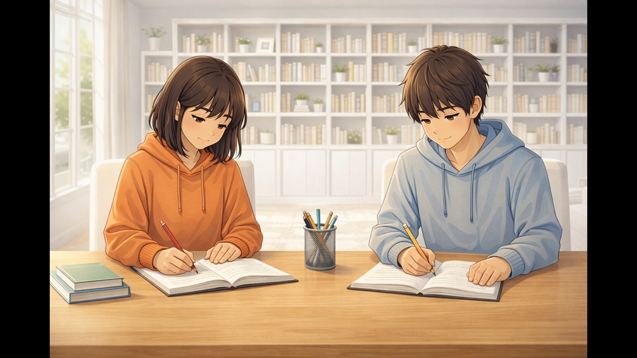 2 Hours Pomodoro (25/5) | Study With Me | Library Deep Focus Session