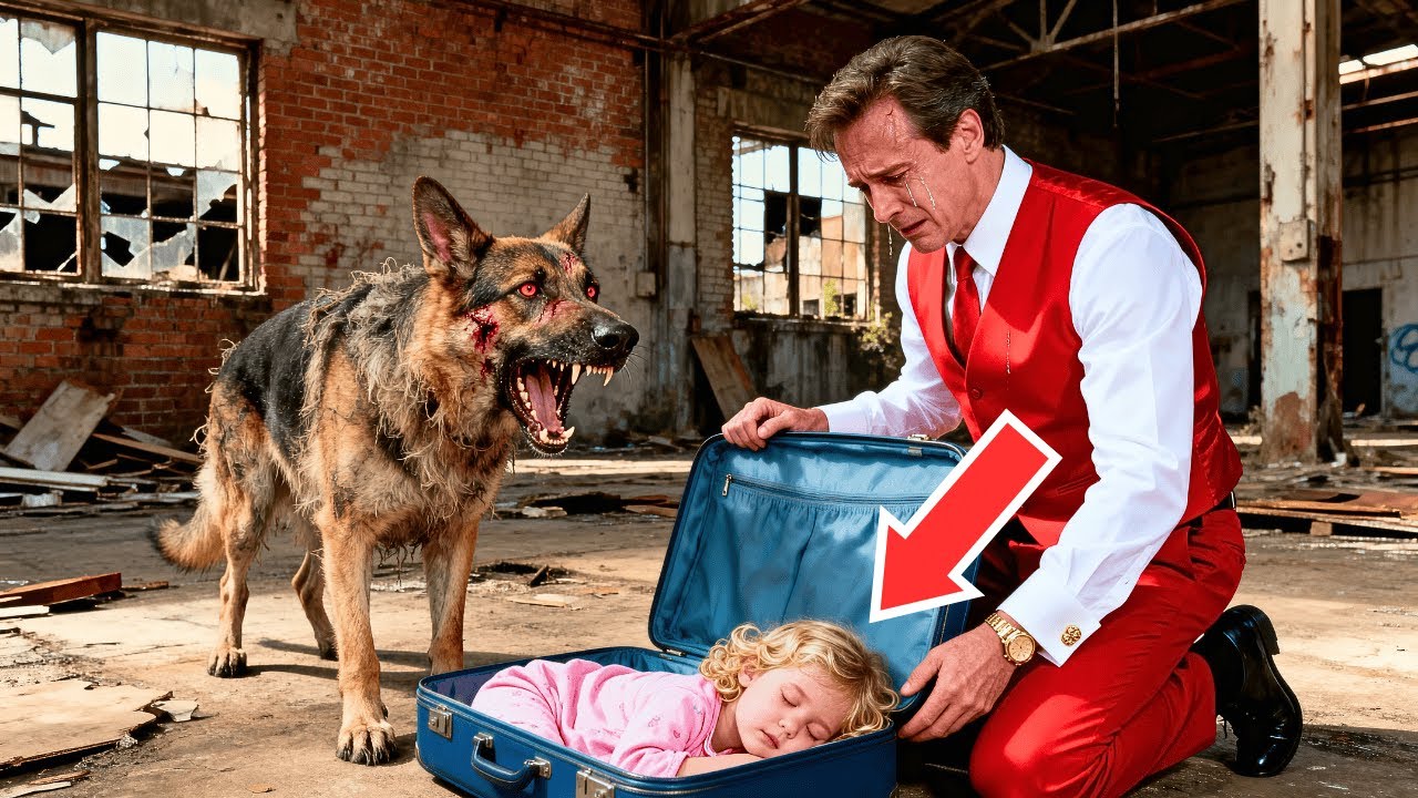 A Stray Dog Barked At A Suitcase—What The Millionaire Uncovered Brought Him To Tears.