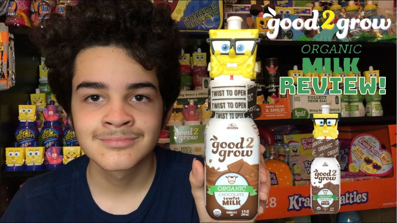 good2grow Spongebob Organic Milk Review!