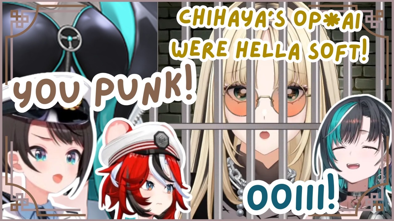 Niko Gets ARRESTED By Oozora Police Over Chihaya’s BOOBA! 😱🚨 | Hololive Clip