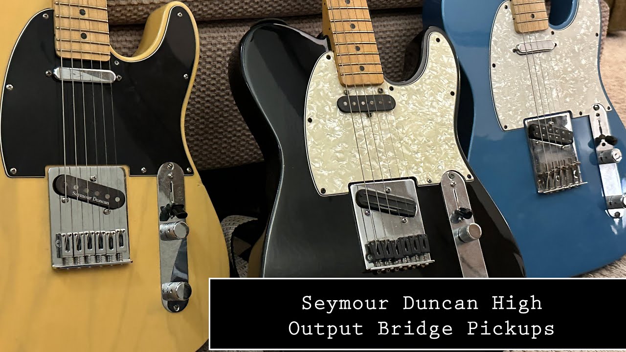 Seymour Duncan High-Output Telecaster Bridge Pickup Comparison: Hot Rails, Little '59, and Hot Lead