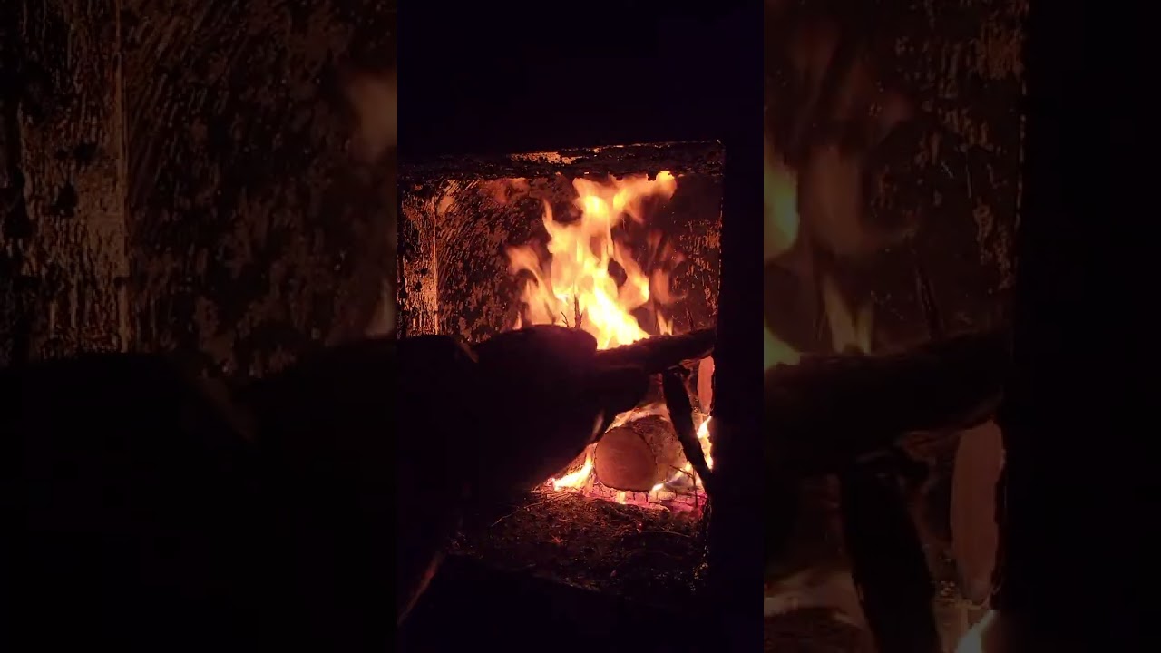 Wind chill is ridiculous tonight. Fire helps.