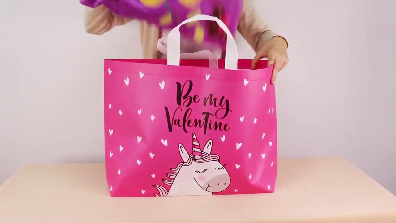 Eco Custom Logo Printed Reusable Extra-Wide Non Woven Fabric Carry Bag Grocery Shopping Bags