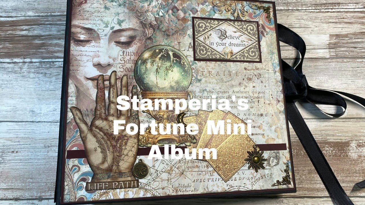 Мини-альбом Stamperia Fortune — внешняя сборка