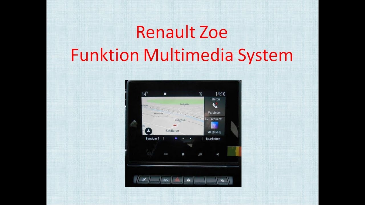 Wie Funktioniert das Renault Zoe Multimedia System Teil1? Ich erkläre es dir.