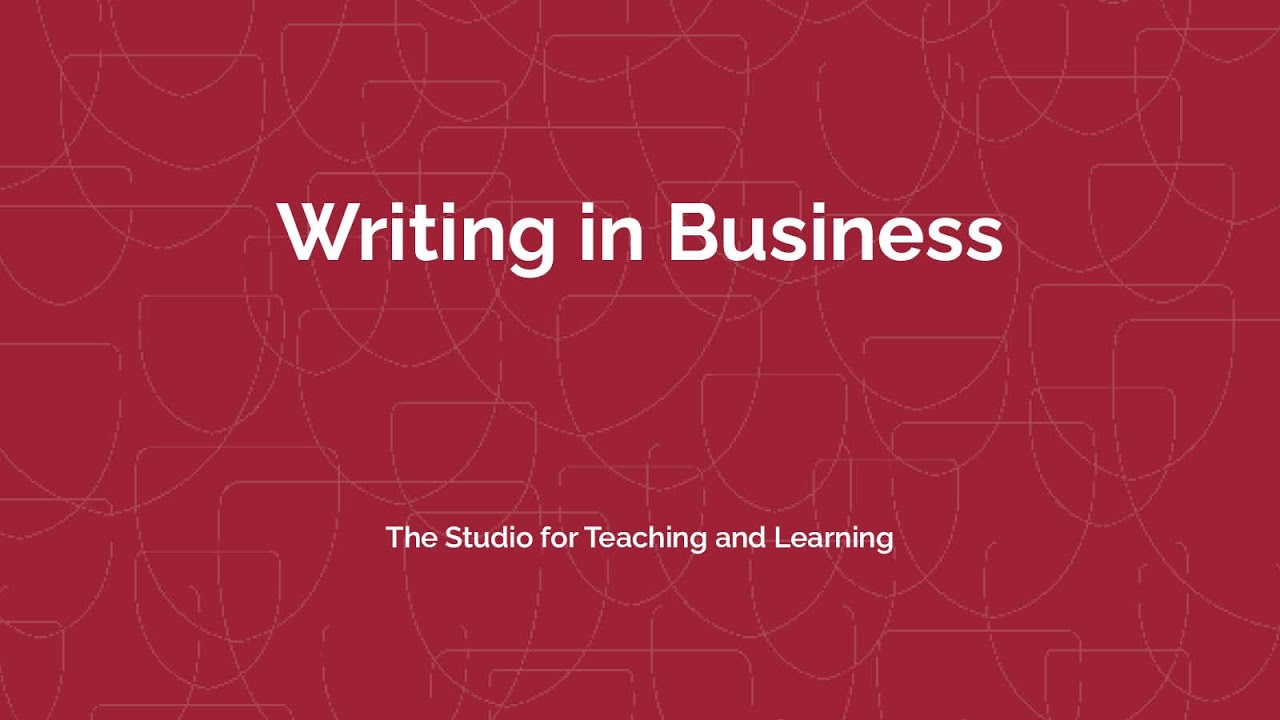 Introduction to Business Writing