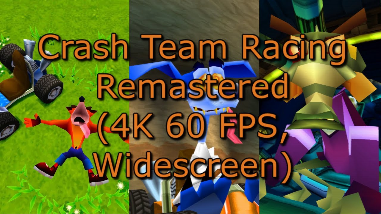Crash Team Racing Cutscenes Remastered (4K, 60 Frames, Widescreen)