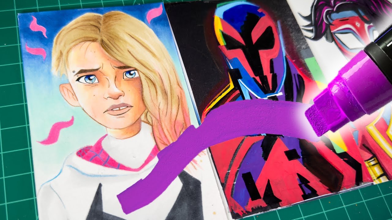Spider-Verse Characters Drawn In CRAZY Art Styles! 🍿🕷️