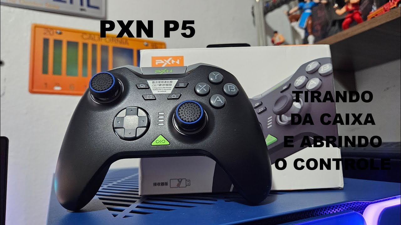 PXN P5 Tirando da caixa e abrindo o controle