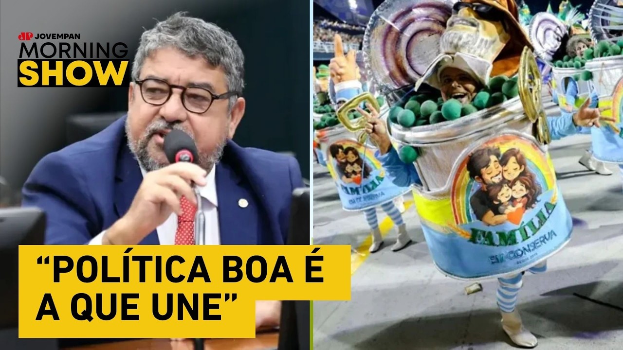 VICE do PT critica DESFILE que homenageou LULA na Sapucaí