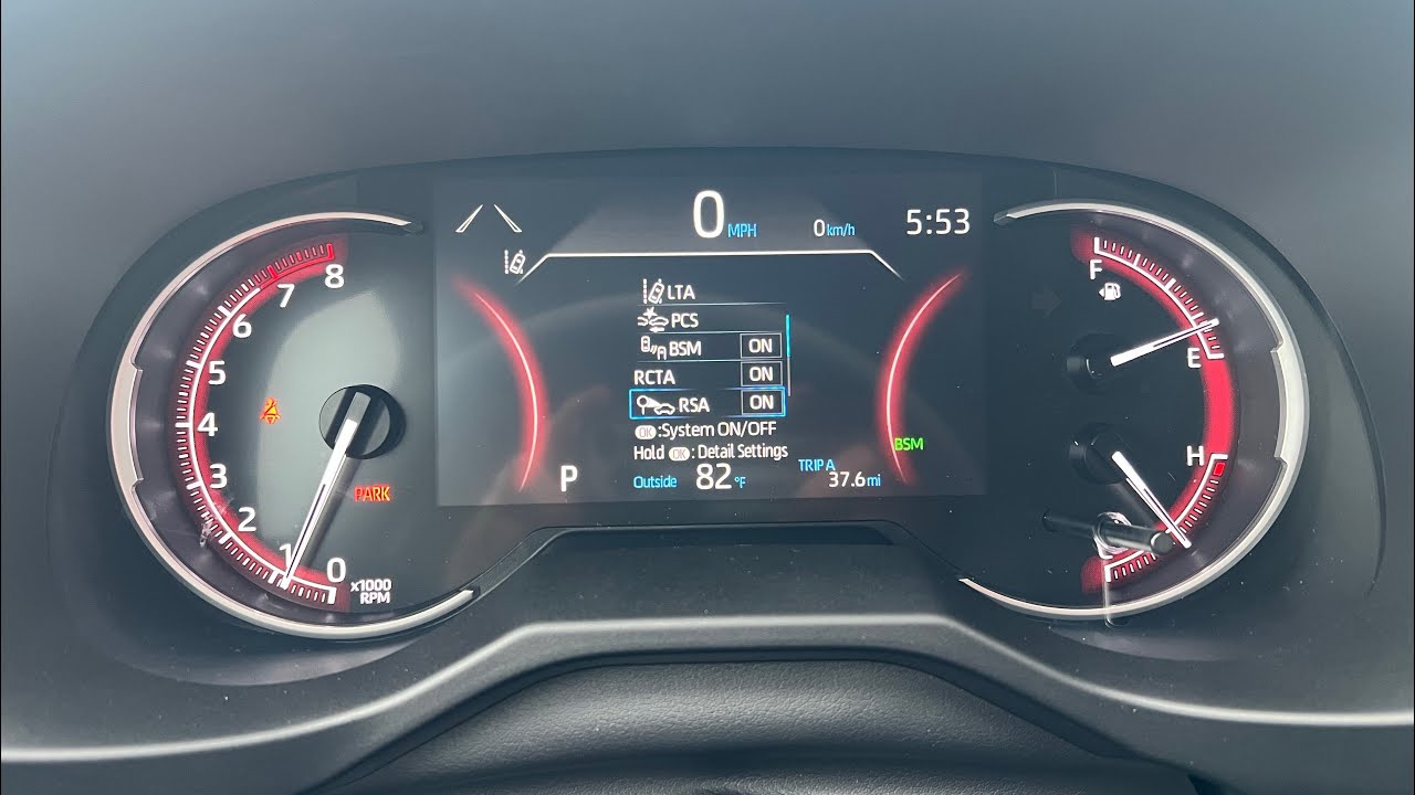 2025 Toyota Rav4 7 Inch MID Complete Button Tutorial