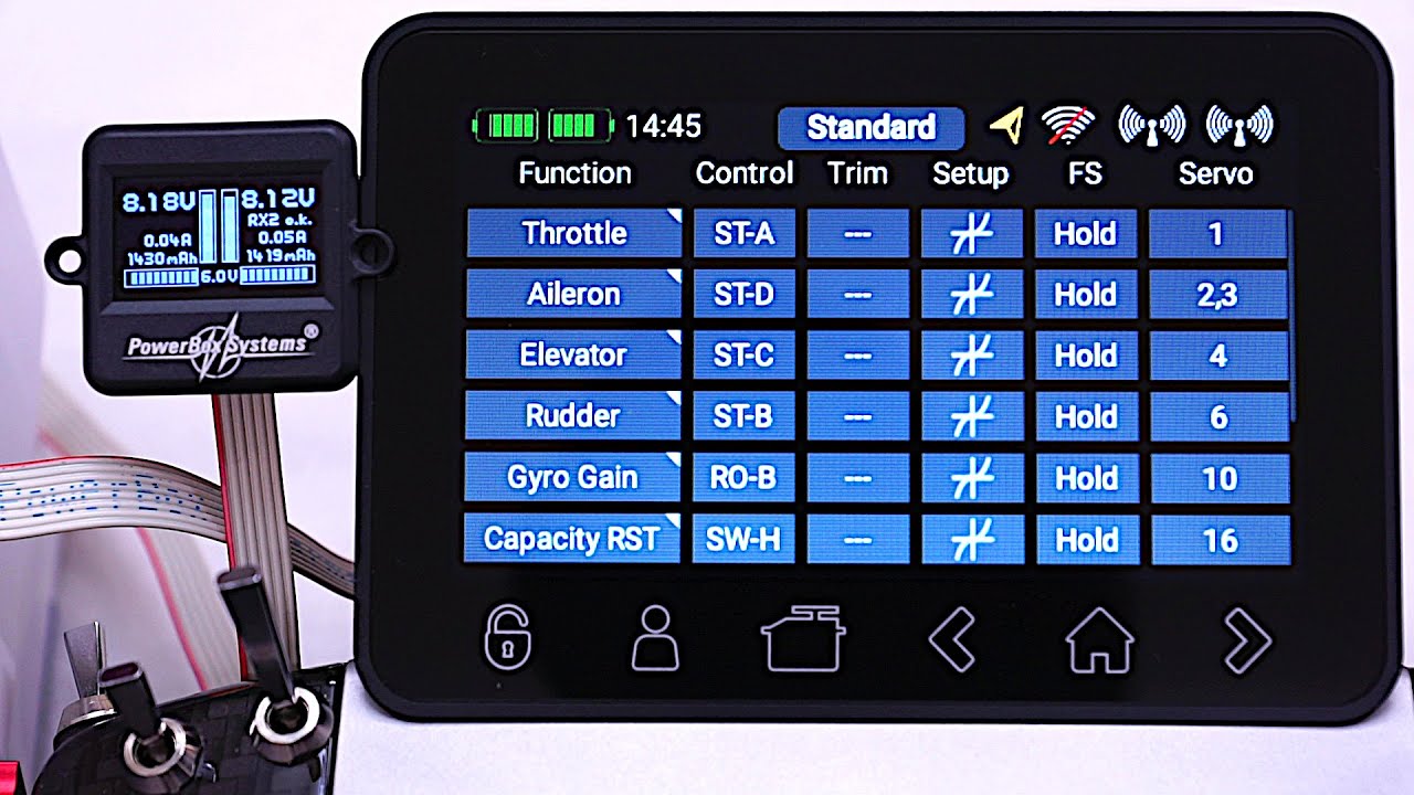 PowerBox Mercury SR2 : Part 1 - Basic Menu and Direct Function