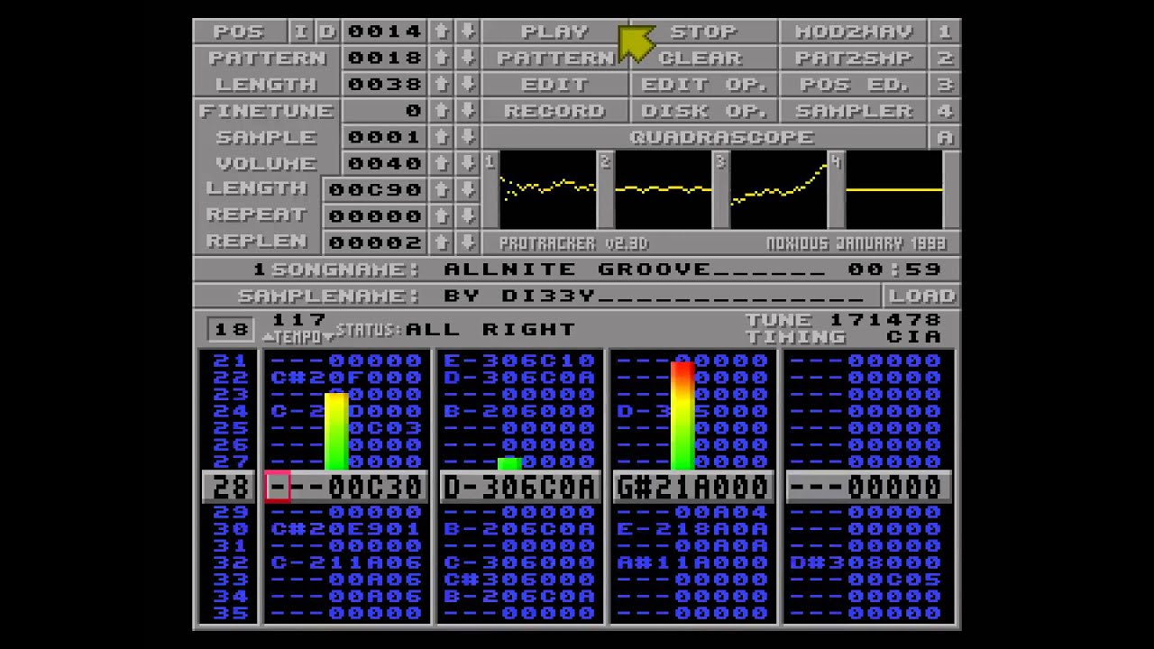 Di33y - Allnite Groove | ProTracker