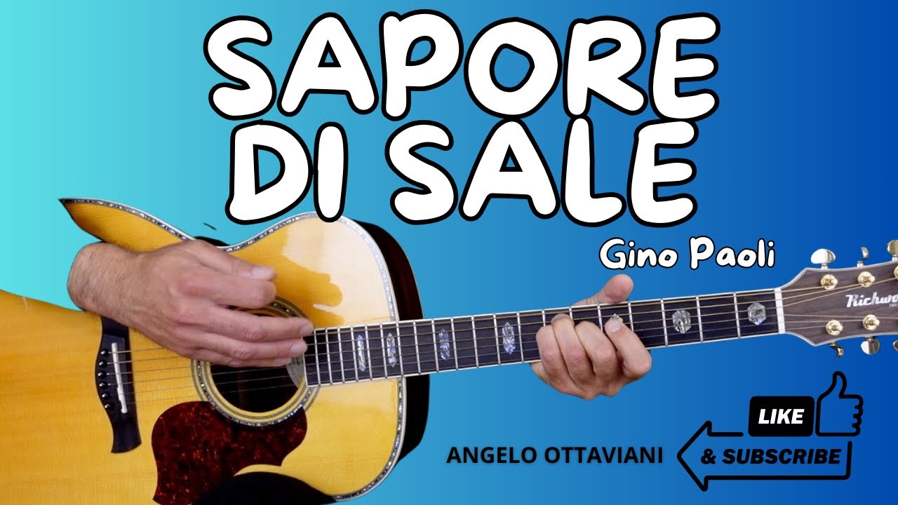 Sapore di Sale - Gino Paoli - Chitarra