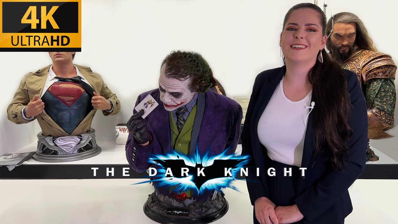 🔥 Infinity Studio - Joker (Heath Ledger) 🃏 Life Size Bust Statue Unboxing & Review #joker #gotham
