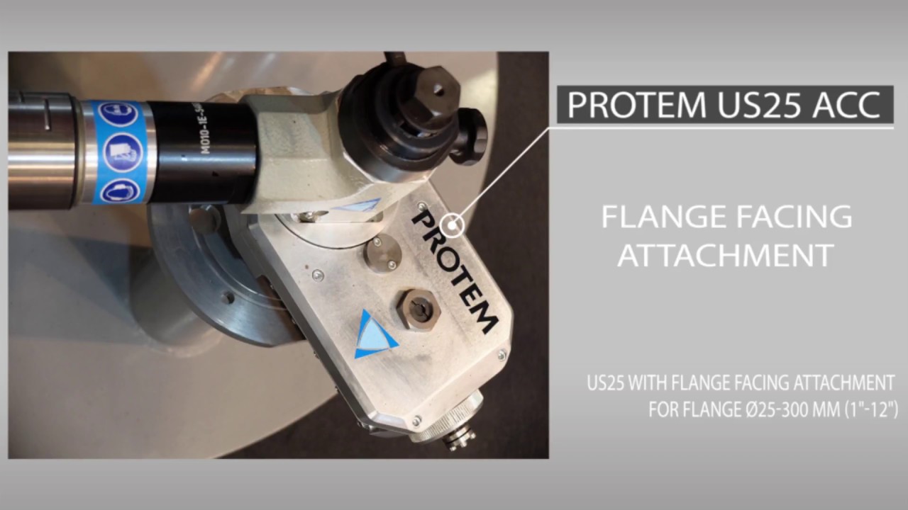 ID mount flange facing machine  - single point machining -- PROTEM US25