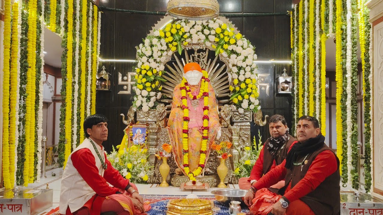 Shri Sai Samiti is live! Madhyan Aarti Darshan