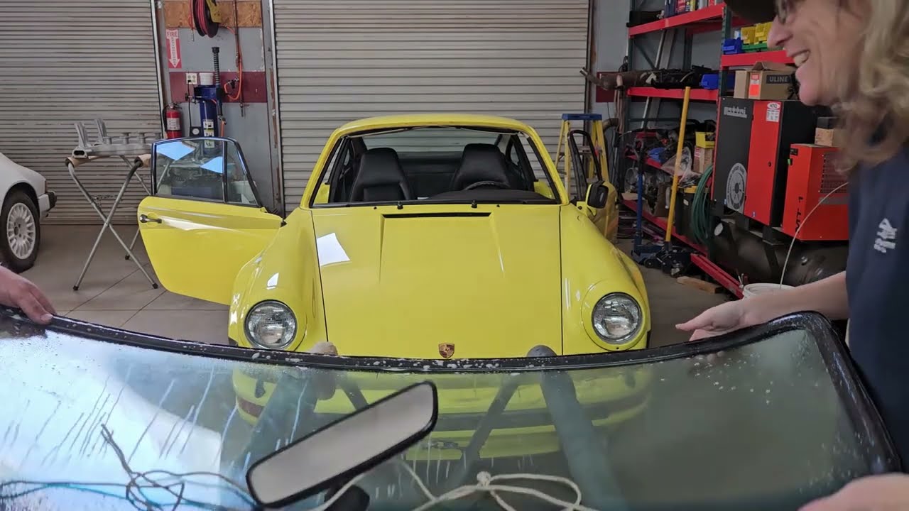 How to replace a Windshield in an old Porsche